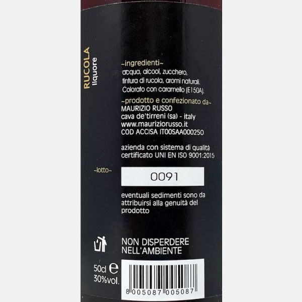 Liquore Rucola 0,5L 30% Vol. - Maurizio Russo Liquore Rucola 0,5L 30% Vol. - Maurizio Russo