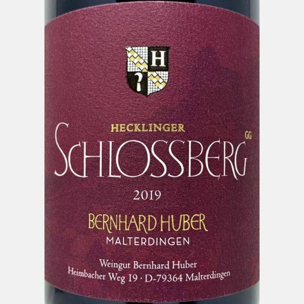 Hecklinger Schlossberg Spätburgunder Grosses Gewächs VDP 2019 - Bernhard Huber