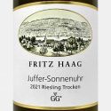 Riesling Brauneberger Juffer Sonnenuhr Großes Gewächs trocken VDP 2021 - Fritz Haag Riesling Brauneberger Juffer Sonnenuhr Großes Gewächs trocken VDP 2021 - Fritz Haag