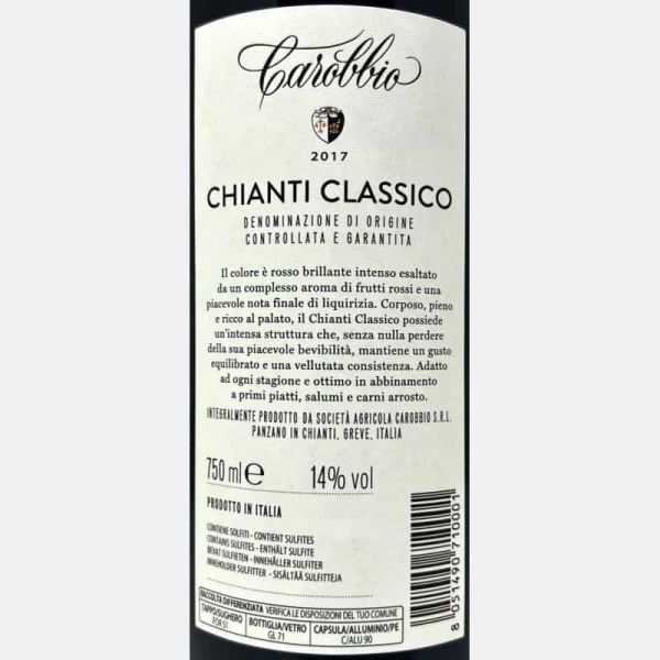 Chianti Classico DOCG 2017 - Carobbio Chianti Classico DOCG 2017 - Carobbio