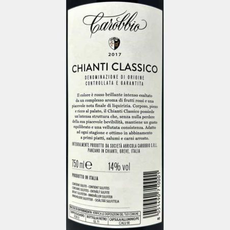 Chianti Classico DOCG 2017 - Carobbio