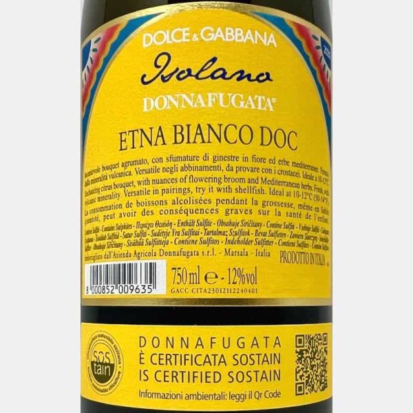 Etna Bianco Isolano Dolce & Gabbana...