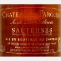 Chateau de Fargues Lur-Saluces Sauternes AOC 2006 0,375L - Château de Fargues Chateau de Fargues Lur-Saluces Sauternes AOC 2006 0,375L - Château de Fargues