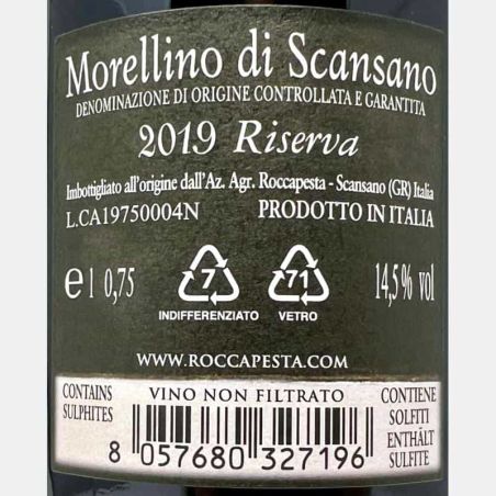Morellino di Scansano Riserva Calestaia DOC 2018 - Roccapesta