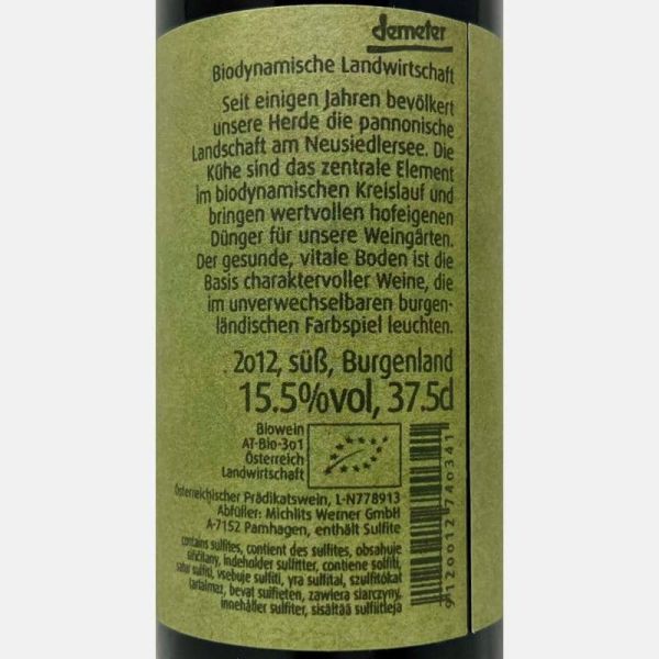 Eiswein Traminer 2012 Bio 0,375L -...