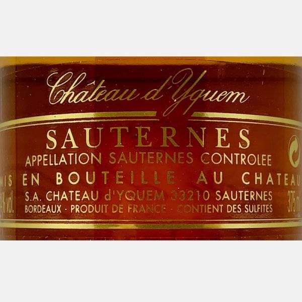 Sauternes Premier Cru Superieur AOC 2009 0,375L - Chateau d'Yquem Sauternes Premier Cru Superieur AOC 2009 0,375L - Chateau d'Yquem