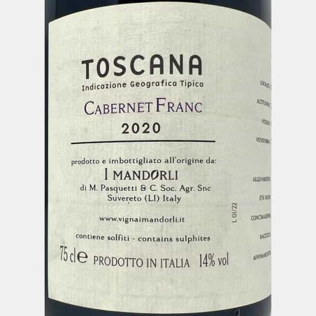 Cabernet Franc Toscana IGT 2020 - I Mandorli