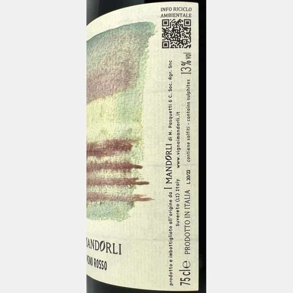 Vino Rosso Toscana IGT 2020 - I Mandorli Vino Rosso Toscana IGT 2020 - I Mandorli