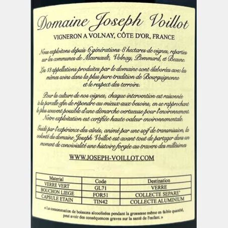 Volnay Vieilles Vignes AOC 2021 - Joseph Voillot