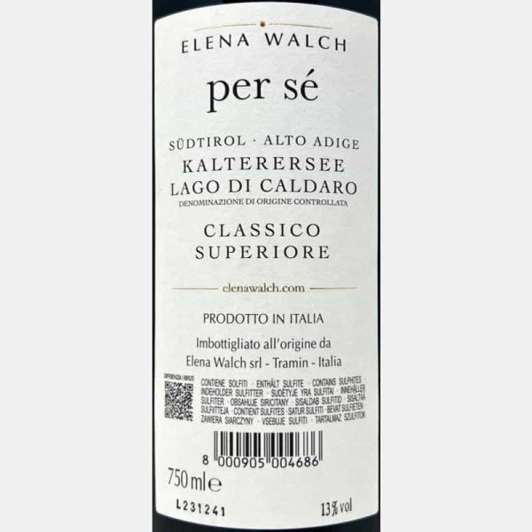 Kalterersee Classico Superiore Per Se Alto Adige DOC 2022 - Elena Walch Kalterersee Classico Superiore Per Se Alto Adige DOC 2022 - Elena Walch