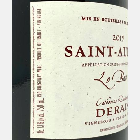 Saint-Aubin Rouge Le Ban AOC 2015 - Domaine Derain