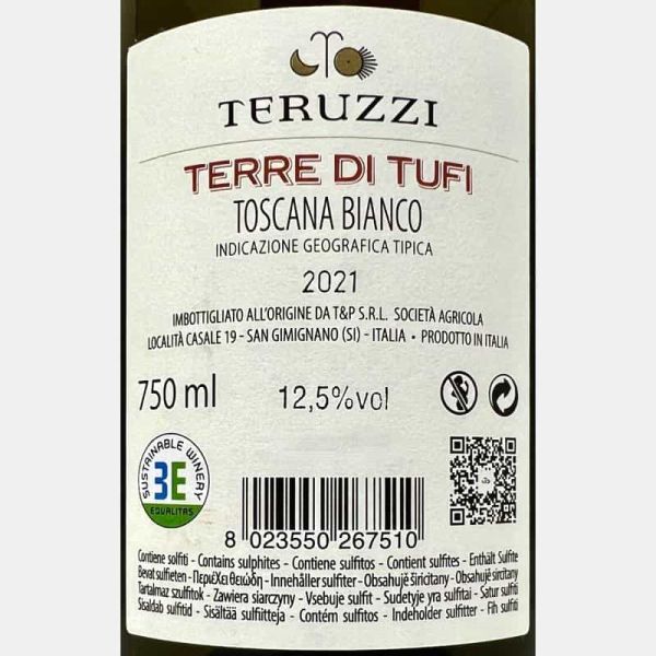 Terre di Tufi Bianco Toscana IGT 2021 - Teruzzi Terre di Tufi Bianco Toscana IGT 2021 - Teruzzi