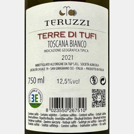 Terre di Tufi Bianco Toscana IGT 2021 - Teruzzi