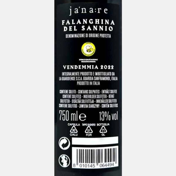 Falanghina del Sannio Janare Anima Lavica DOC 2022 - La Guardiense Falanghina del Sannio Janare Anima Lavica DOC 2022 - La Guardiense