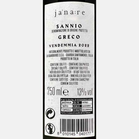 Greco Janare Pietralata Sannio DOC 2022 - La Guardiense