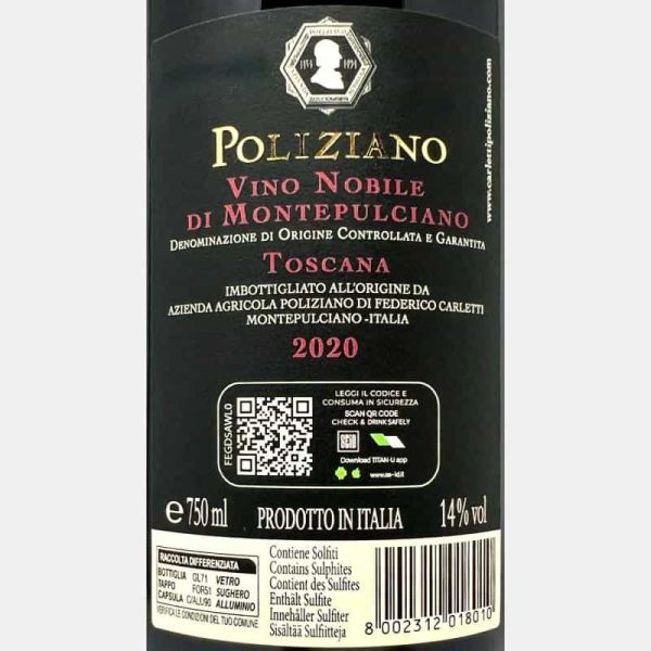Vino Nobile di Montepulciano DOCG 2020 - Poliziano Vino Nobile di Montepulciano DOCG 2020 - Poliziano