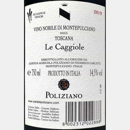 Vino Nobile di Montepulciano Le Caggiole DOCG 2019 - Poliziano
