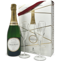 Champagne La Cuvee Brut AOC Geschenkbox + 2 Gläser - Laurent-Perrier