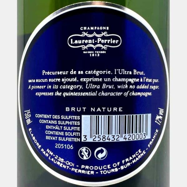 Champagne Ultra Brut Nature AOC Gift box - Laurent-Perrier Champagne Ultra Brut Nature AOC Gift box - Laurent-Perrier