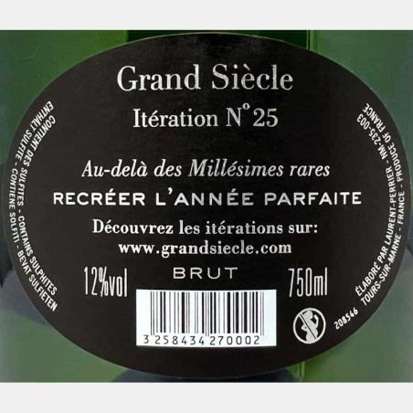 Champagne Grand Siecle Iteration n.25 AOC Gift box - Laurent-Perrier