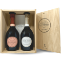 Champagne Cuvee Rose Brut + Blanc de Blancs Brut Nature AOC Geschenkbox - Laurent-Perrier Champagne Cuvee Rose Brut + Blanc de Blancs Brut Nature AOC Geschenkbox - Laurent-Perrier