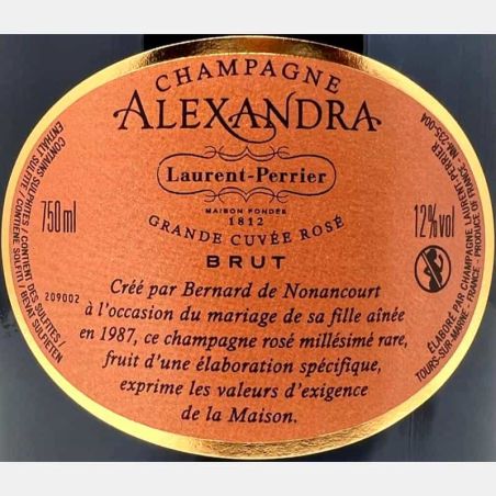 Champagne Alexandra Grand Cuvee Rose Brut Millesime AOC 2012 Gift box - Laurent-Perrier