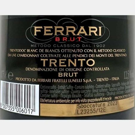 Spumante Metodo Classico Brut Trento DOC - Ferrari