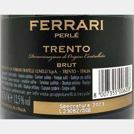 Spumante Perlè Metodo Classico Brut Trento DOC 2017 - Ferrari