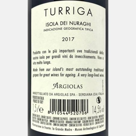 Turriga Isola dei Nuraghi IGT 2017 Magnum 1,5L - Argiolas