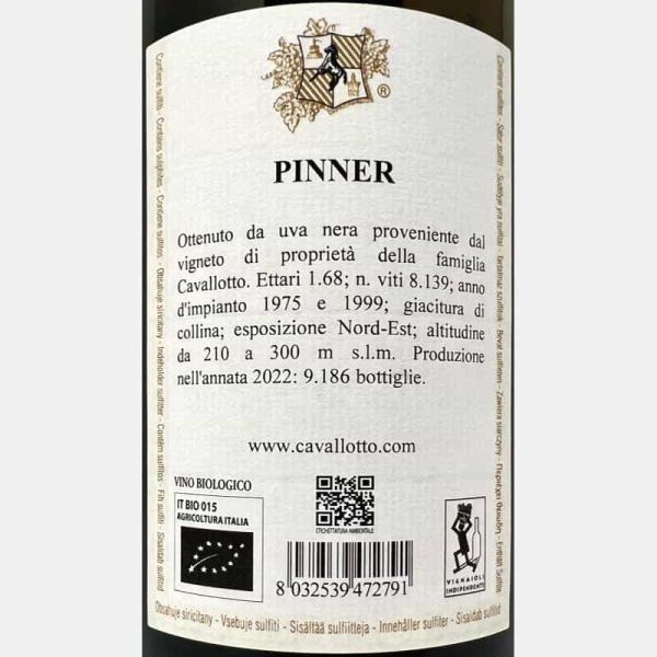 Pinner Bianco 2022 Bio - Cavallotto Pinner Bianco 2022 Bio - Cavallotto