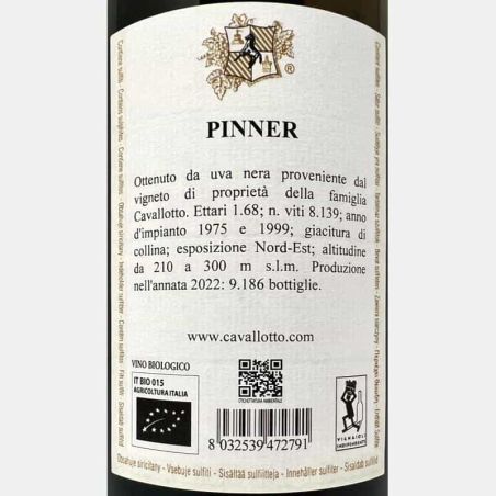 Pinner Bianco 2022 Bio - Cavallotto