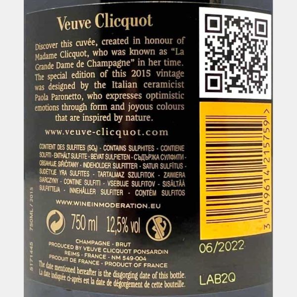 Champagne La Grande Dame Brut AOC 2015 Gift box - Veuve Clicquot Champagne La Grande Dame Brut AOC 2015 Gift box - Veuve Clicquot