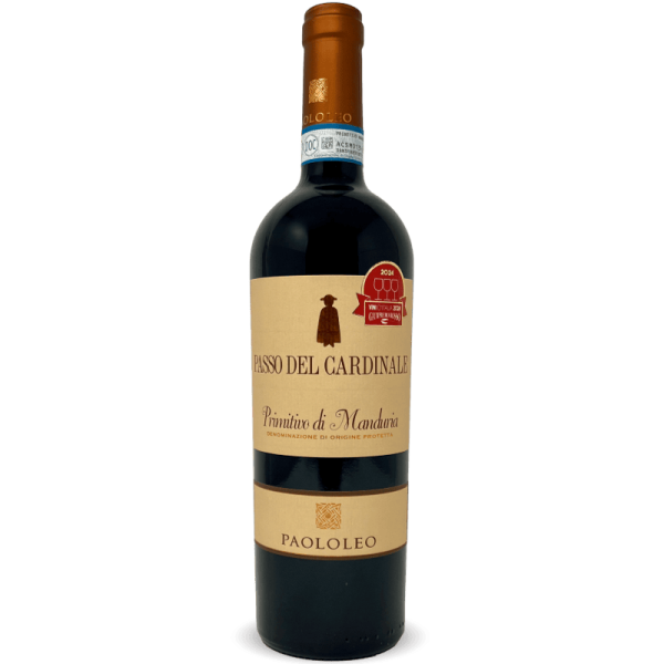 Primitivo di Manduria Passo del Cardinale DOC 2022 - Paolo Leo Primitivo di Manduria Passo del Cardinale DOC 2022 - Paolo Leo