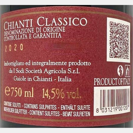 Chianti Classico DOCG 2020 - I Sodi
