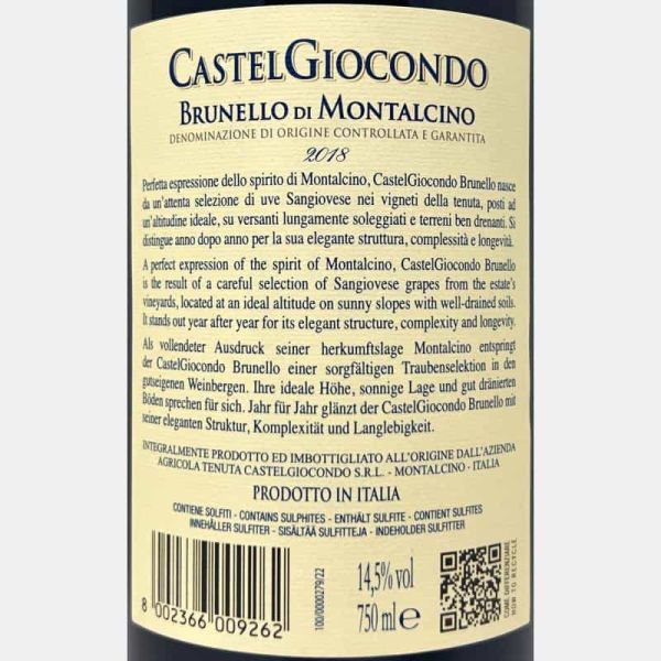 Brunello di Montalcino DOCG 2018 - Castelgiocondo, Frescobaldi Brunello di Montalcino DOCG 2018 - Castelgiocondo, Frescobaldi
