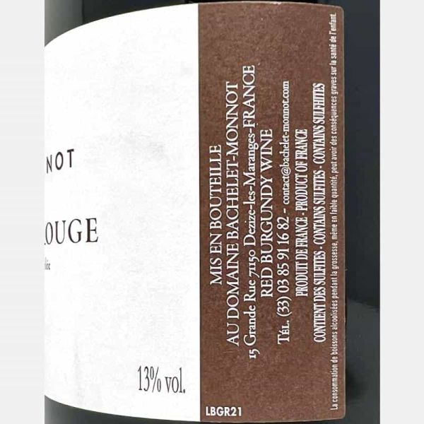 Bourgogne Rouge AOC 2021 -...