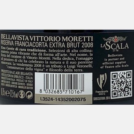 Franciacorta Riserva Vittorio Moretti Extra Brut DOCG 2008 - Bellavista