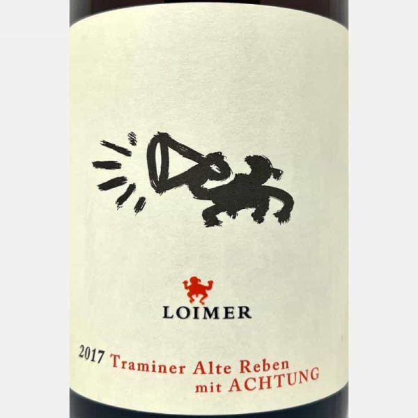 Traminer Alte Rebe mit Achtung 2017 Bio - Loimer