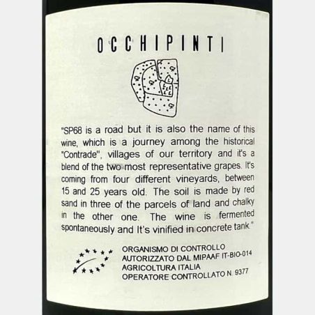 SP68 Rosso Terre Siciliane IGT 2022 Bio - Occhipinti