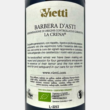 Barbera d'Asti La Crena DOCG 2020 Bio - Vietti