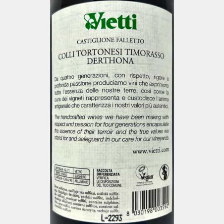 Timorasso Derthona Colli Tortonesi DOC 2021 - Vietti