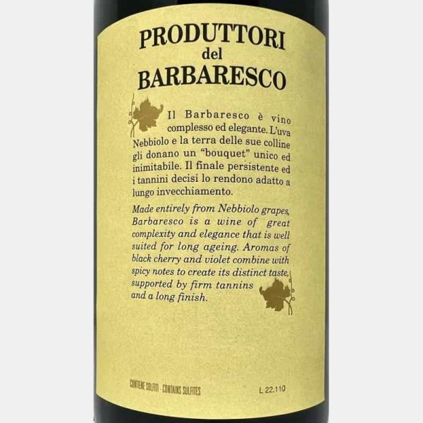 Barbaresco DOCG 2019 - Produttori del Barbaresco Barbaresco DOCG 2019 - Produttori del Barbaresco