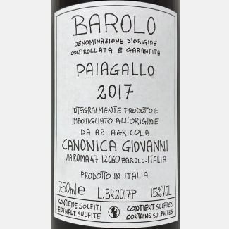Barolo Paiagallo DOCG 2017...