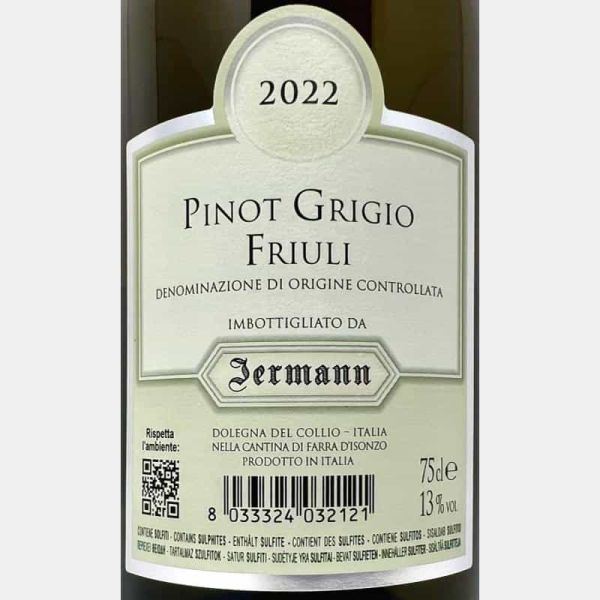 Pinot Grigio Venezia Giulia IGT 2022 - Jermann Pinot Grigio Venezia Giulia IGT 2022 - Jermann