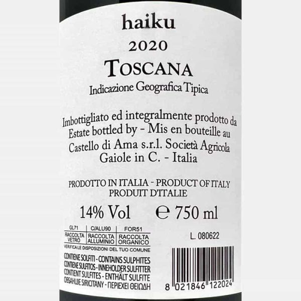 Haiku Rosso Toscana IGT 2020 -...
