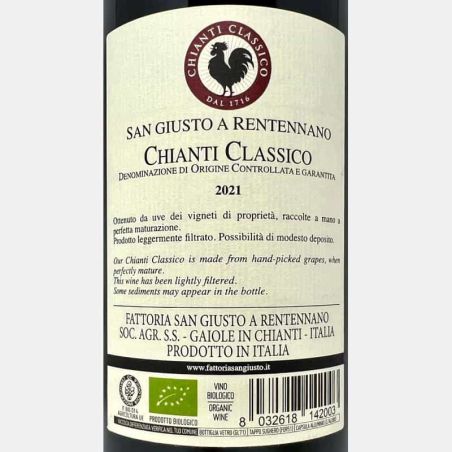 Chianti Classico DOCG 2021 Bio - San Giusto a Rentennano