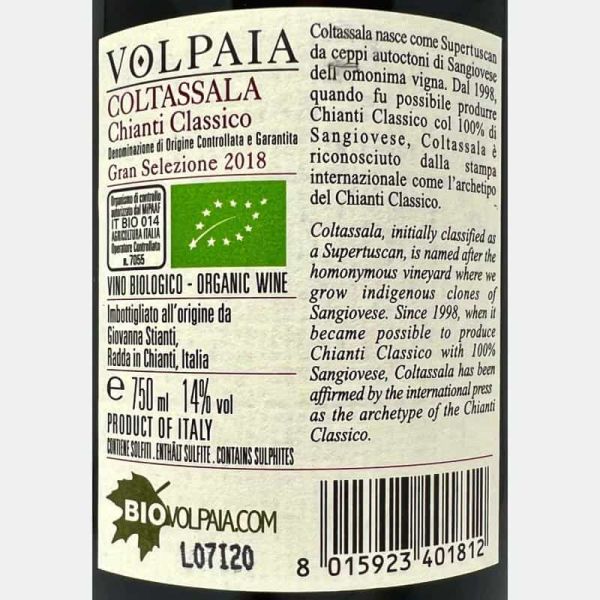Chianti Classico Gran Selezione Coltassala DOCG 2019 Bio - Castello di Volpaia Chianti Classico Gran Selezione Coltassala DOCG 2019 Bio - Castello di Volpaia