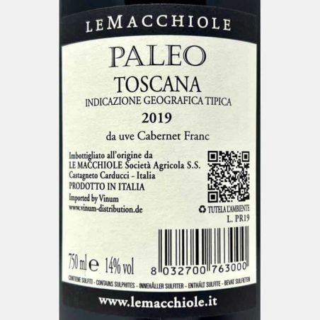 Paleo Rosso Toscana IGT 2019 - Le Macchiole