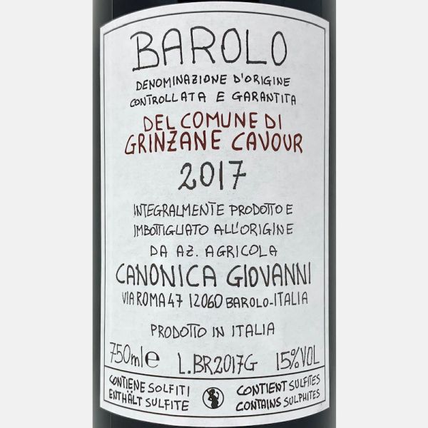 Barolo del Comune di Grinzane Cavour...
