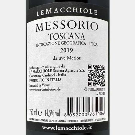 Messorio Rosso Toscana IGT 2019 - Le Macchiole